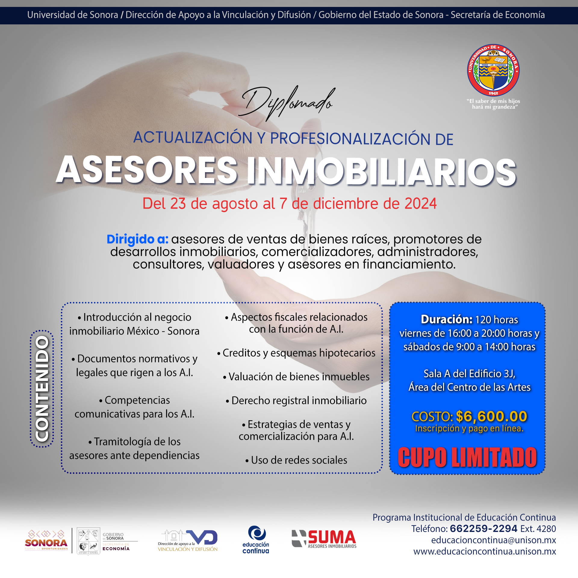 Actualización y profesionalización de Asesores Inmobiliarios